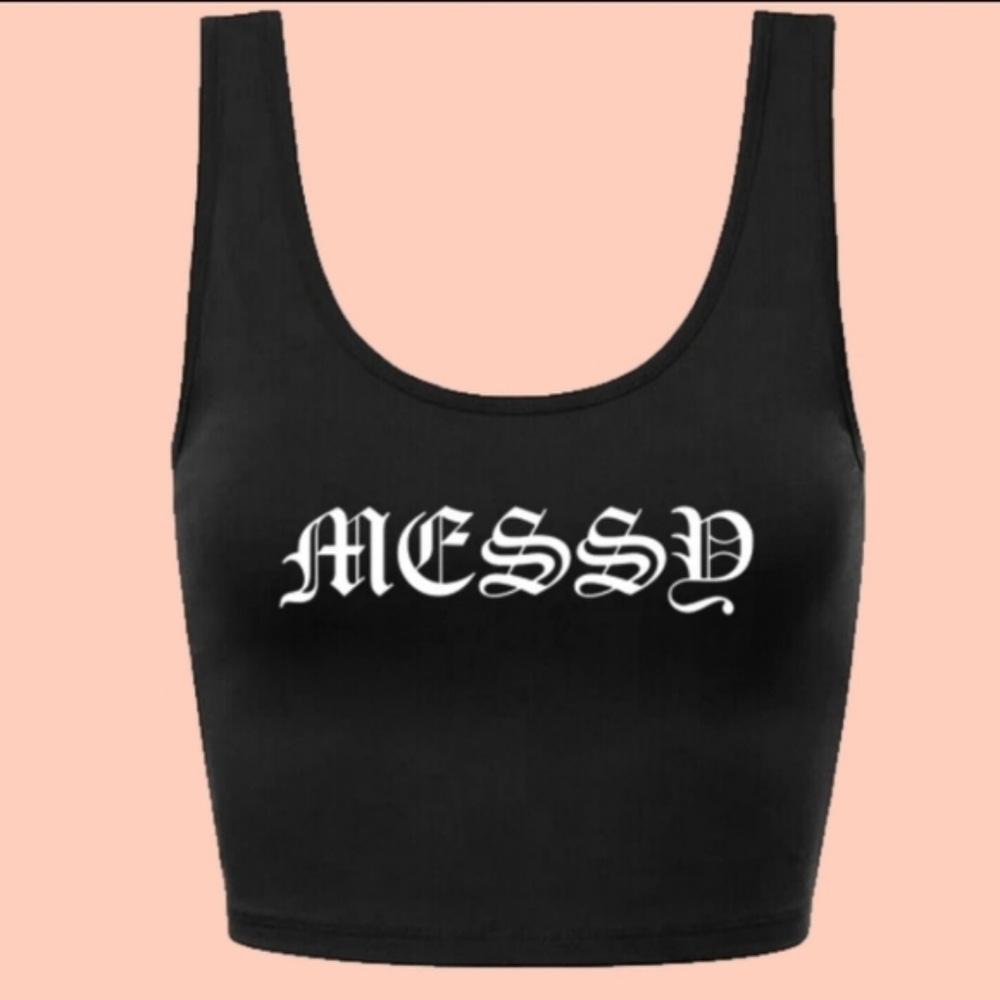 Messy crop top